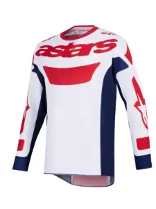 חליפת רכיבת שטח אלפינסטארס ALPINESTARS Racer Riway לבן כחול אדום – תמונה 3