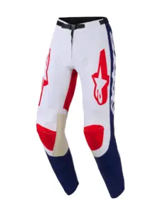 חליפת רכיבת שטח אלפינסטארס ALPINESTARS Racer Riway לבן כחול אדום – תמונה 7