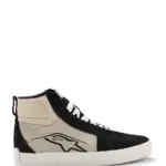 נעלי רכיבה אלפינסטארס Alpinestars Ride-63 Leather בצבע שחור אפור לבן