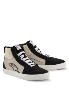 נעלי רכיבה אלפינסטארס ALPINESTARS Ride-63 Leather שחור אפור לבן – תמונה 2