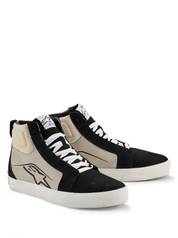 נעלי רכיבה אלפינסטארס ALPINESTARS Ride-63 Leather שחור אפור לבן – תמונה 2