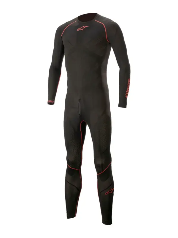 אוברול תחתון אלפינסטארס Alpinestars Ride Tech Lite 1PC Undersuit בצבע שחור אדום