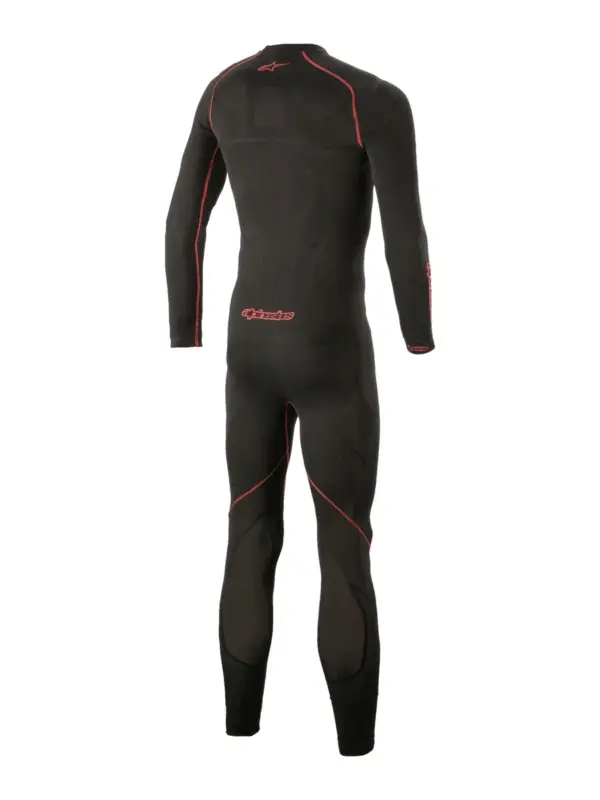 אוברול תחתון אלפינסטארס ALPINESTARS Ride Tech Lite 1PC Undersuit שחור אדום – תמונה 2