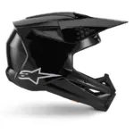 קסדת שטח אלפינסטארס Alpinestars S-M3 בצבע Solid שחור מבריק