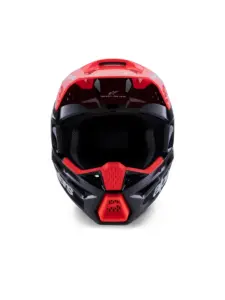 קסדת שטח אלפינסטארס ALPINESTARS S-M3 Radium שחור אדום לבן – תמונה 2