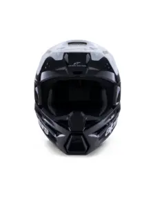 קסדת שטח אלפינסטארס ALPINESTARS S-M3 Radium שחור לבן אפור – תמונה 2