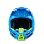קסדת שטח אלפינסטארס ALPINESTARS S-M3 Force OCD כחול בהיר צהוב – תמונה 2
