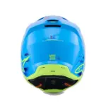 קסדת שטח אלפינסטארס ALPINESTARS S-M3 Force OCD כחול בהיר צהוב – תמונה 4