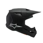 קסדת שטח לילדים אלפינסטארס Alpinestars S-M3 Youth בצבע Solid שחור מט