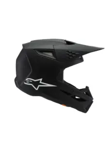 קסדת שטח לילדים אלפינסטארס Alpinestars S-M3 Youth בצבע Solid שחור מט