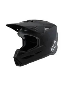 קסדת שטח לילדים אלפינסטארס ALPINESTARS S-M3 Youth Solid שחור מט – תמונה 2