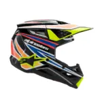 קסדת שטח לילדים אלפינסטארס Alpinestars S-M3 Youth בצבע Wurx שחור צהוב כחול אדום