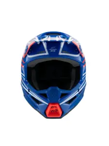 קסדת שטח לילדים אלפינסטארס ALPINESTARS S-M3 Youth Wurx כחול אדום לבן שחור – תמונה 7