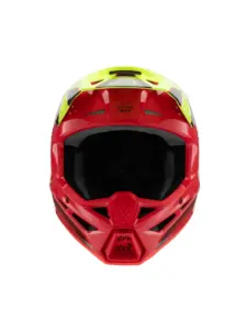 קסדת שטח לילדים אלפינסטארס ALPINESTARS S-M3 Youth Fray אדום צהוב שחור – תמונה 7