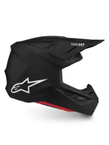 קסדת שטח אלפינסטארס Alpinestars S-M7 בצבע Solid שחור מט