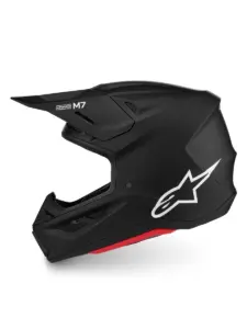 קסדת שטח אלפינסטארס ALPINESTARS S-M7 Solid שחור מט – תמונה 5