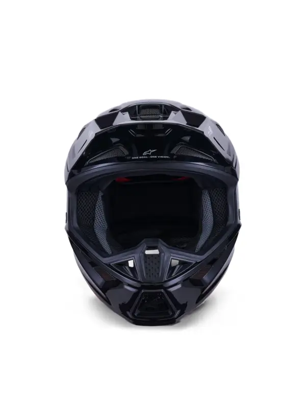 קסדת שטח אלפינסטארס ALPINESTARS S-M7 Solid שחור מבריק – תמונה 2
