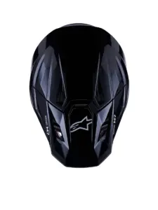 קסדת שטח אלפינסטארס ALPINESTARS S-M7 Solid שחור מבריק – תמונה 7