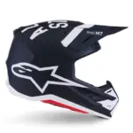 קסדת שטח אלפינסטארס Alpinestars S-M7 בצבע Dasher שחור לבן מט