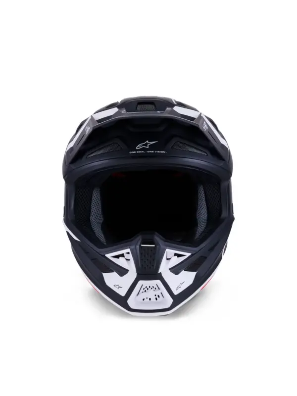 קסדת שטח אלפינסטארס ALPINESTARS S-M7 Dasher שחור לבן מט – תמונה 2
