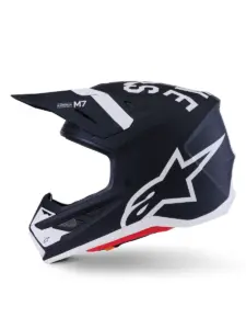 קסדת שטח אלפינסטארס ALPINESTARS S-M7 Dasher שחור לבן מט – תמונה 5