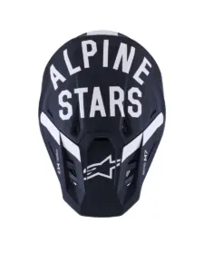 קסדת שטח אלפינסטארס ALPINESTARS S-M7 Dasher שחור לבן מט – תמונה 6