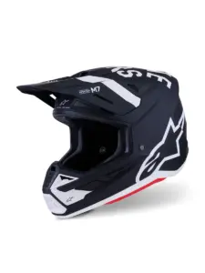 קסדת שטח אלפינסטארס ALPINESTARS S-M7 Dasher שחור לבן מט – תמונה 7