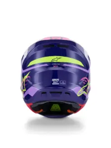 קסדת שטח אלפינסטארס ALPINESTARS S-M7 Deed סגול ורוד – תמונה 5