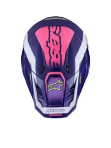 קסדת שטח אלפינסטארס ALPINESTARS S-M7 Deed סגול ורוד – תמונה 6