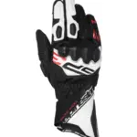 כפפות רכיבה אלפינסטארס Alpinestars SP-3 בצבע שחור לבן אדום פלואורסצנטי