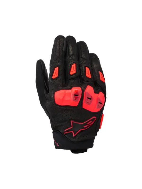 כפפות רכיבה אלפינסטארס Alpinestars SP X 7 Air בצבע שחור אדום כהה אדום פלואורסצנטי