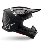 קסדת שטח אלפינסטארס Alpinestars Supertech M10 בצבע Flood שחור אפור כהה מט ומבריק