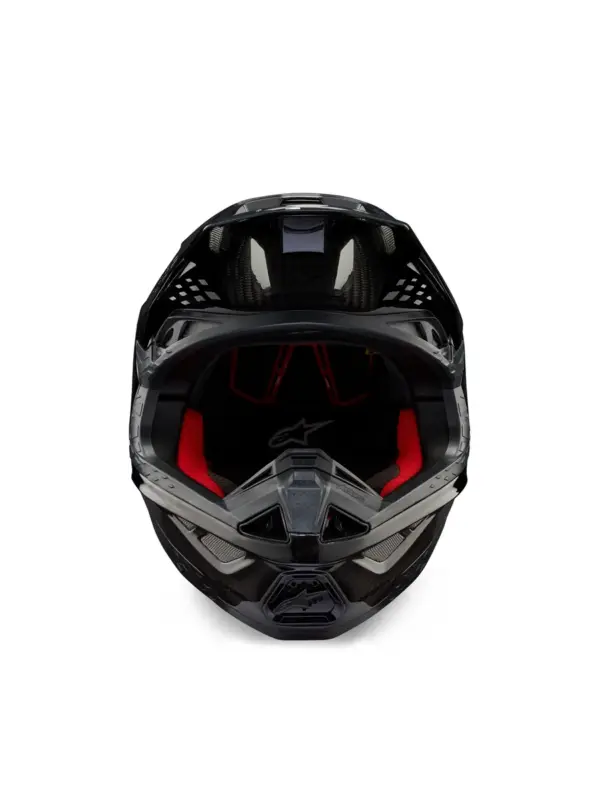 קסדת שטח אלפינסטארס ALPINESTARS Supertech M10 Flood שחור אפור כהה מט ומבריק – תמונה 2