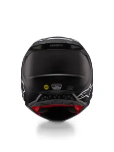 קסדת שטח אלפינסטארס ALPINESTARS Supertech M10 Flood שחור אפור כהה מט ומבריק – תמונה 4