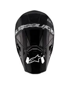 קסדת שטח אלפינסטארס ALPINESTARS Supertech M10 Flood שחור אפור כהה מט ומבריק – תמונה 7