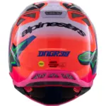 קסדת שטח אלפינסטארס ALPINESTARS Supertech M10 Monster כתום סגול ורוד – תמונה 4