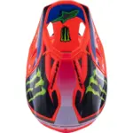 קסדת שטח אלפינסטארס ALPINESTARS Supertech M10 Monster כתום סגול ורוד – תמונה 5