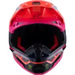קסדת שטח אלפינסטארס ALPINESTARS Supertech M10 Monster כתום סגול ורוד – תמונה 6