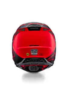 קסדת שטח אלפינסטארס ALPINESTARS Supertech M10 Flood כסף שחור כתום פלואורסצנטי – תמונה 4