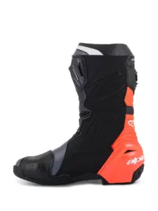 מגפי רכיבה אלפינסטארס ALPINESTARS Supertech R שחור אדום פלואורסצנטי לבן אפור – תמונה 4