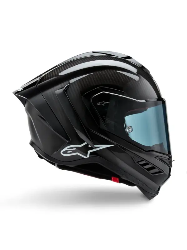 קסדת כביש מלאה אלפינסטארס Alpinestars Supertech R10 בצבע Solid קרבון שחור מט ומבריק