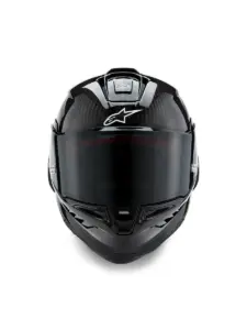 קסדת כביש מלאה אלפינסטארס ALPINESTARS Supertech R10 Solid קרבון שחור מט ומבריק – תמונה 2