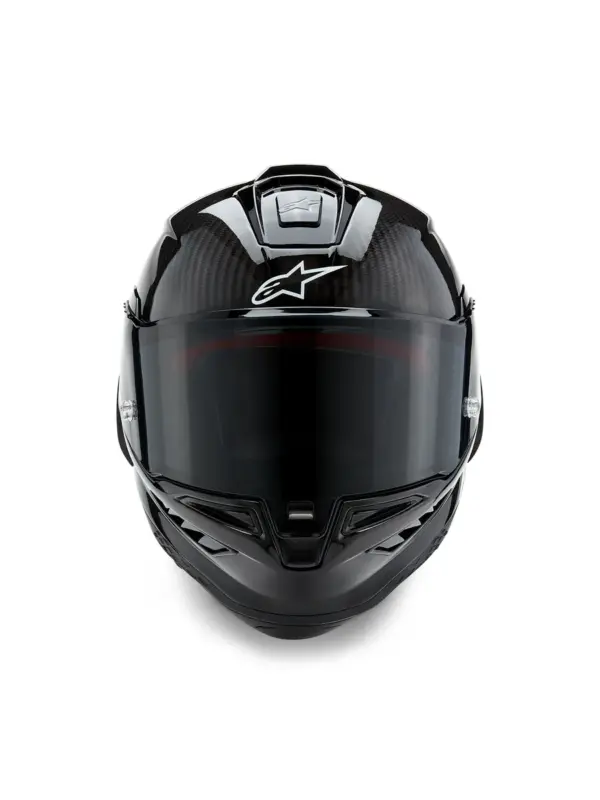 קסדת כביש מלאה אלפינסטארס ALPINESTARS Supertech R10 Solid קרבון שחור מט ומבריק – תמונה 2