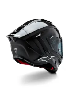 קסדת כביש מלאה אלפינסטארס ALPINESTARS Supertech R10 Solid קרבון שחור מט ומבריק – תמונה 3
