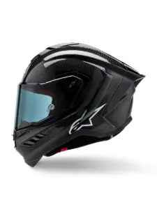 קסדת כביש מלאה אלפינסטארס ALPINESTARS Supertech R10 Solid קרבון שחור מט ומבריק – תמונה 5