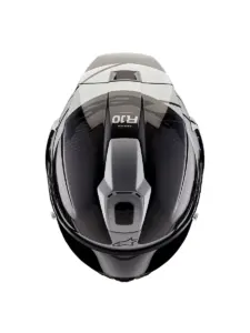 קסדת כביש מלאה אלפינסטארס ALPINESTARS Supertech R10 Element שחור קרבון כסף – תמונה 7