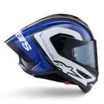 קסדת כביש מלאה אלפינסטארס Alpinestars Supertech R10 בצבע Arius שחור לבן כחול