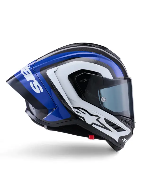 קסדת כביש מלאה אלפינסטארס Alpinestars Supertech R10 בצבע Arius שחור לבן כחול
