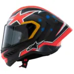 קסדת כביש מלאה אלפינסטארס Alpinestars Supertech R10 Limited Edition בצבע אדום שחור צהוב
