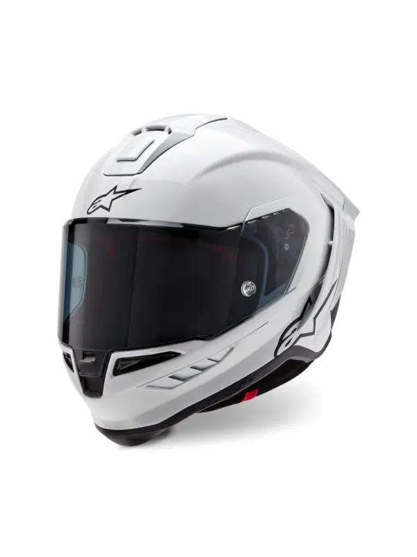 קסדת כביש מלאה אלפינסטארס Alpinestars Supertech R10 בצבע Solid לבן